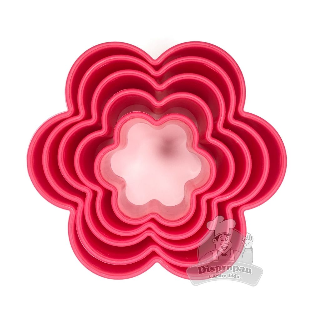 Set Cortadores Flor x5 und