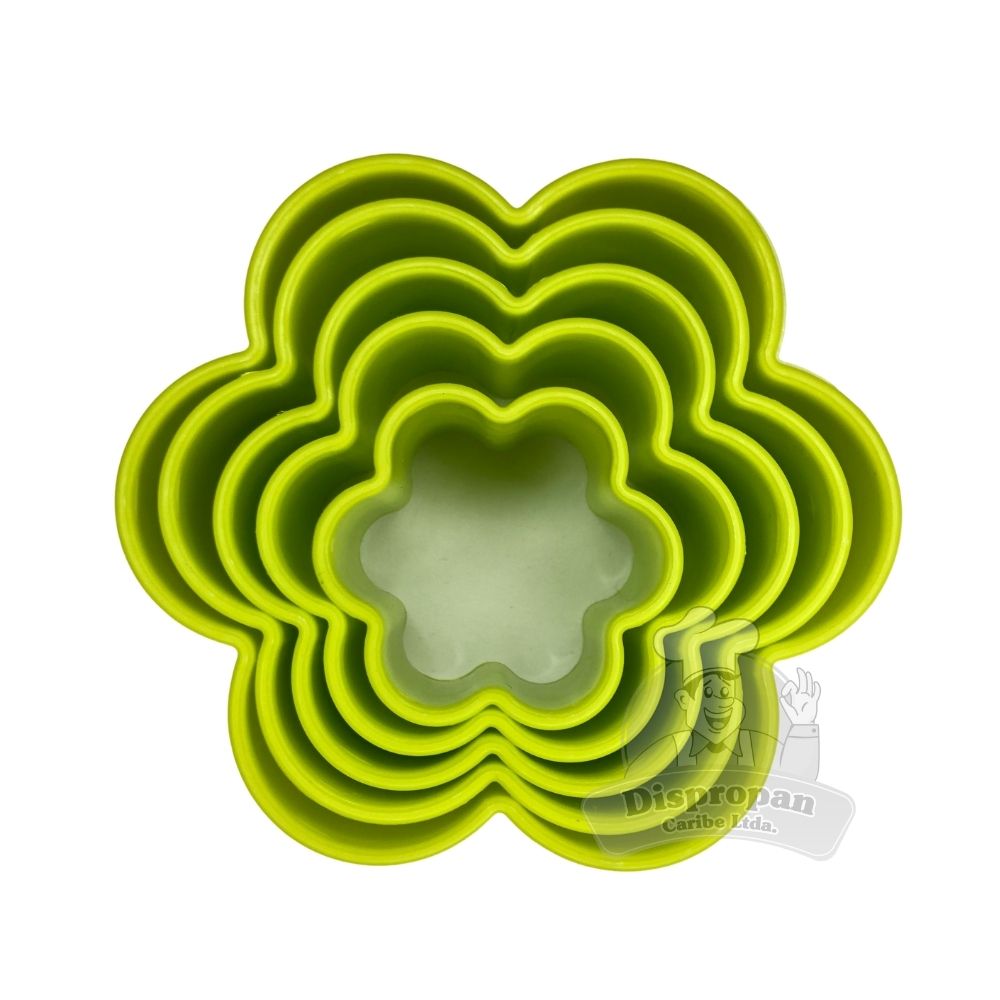 Set Cortadores Flor x5 und