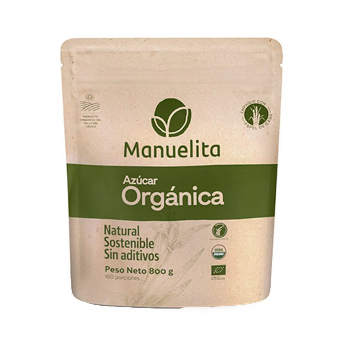Azúcar Manuelita Orgánica X800gr