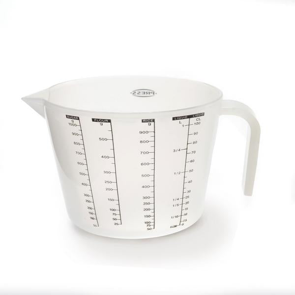 Taza Plástica Medidora 1 lt Press