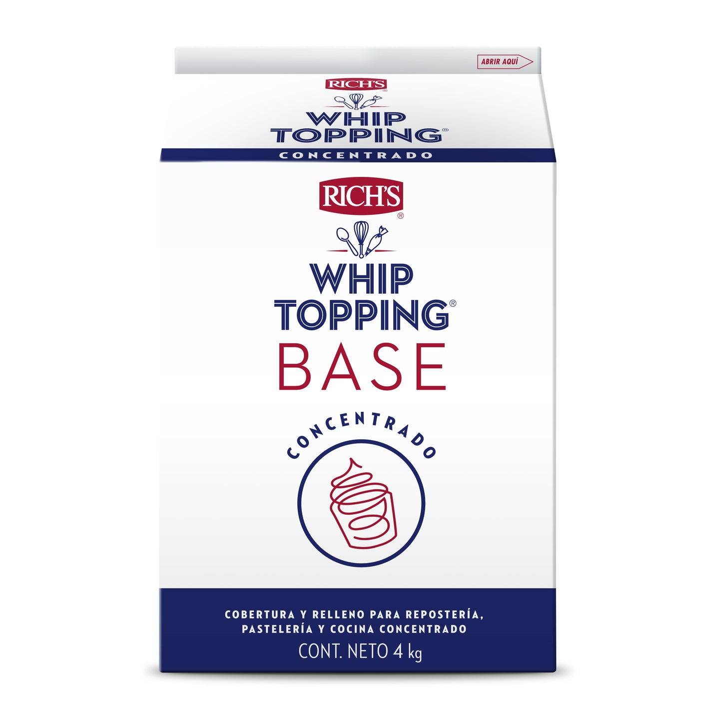Whip Topping Base X4Lt