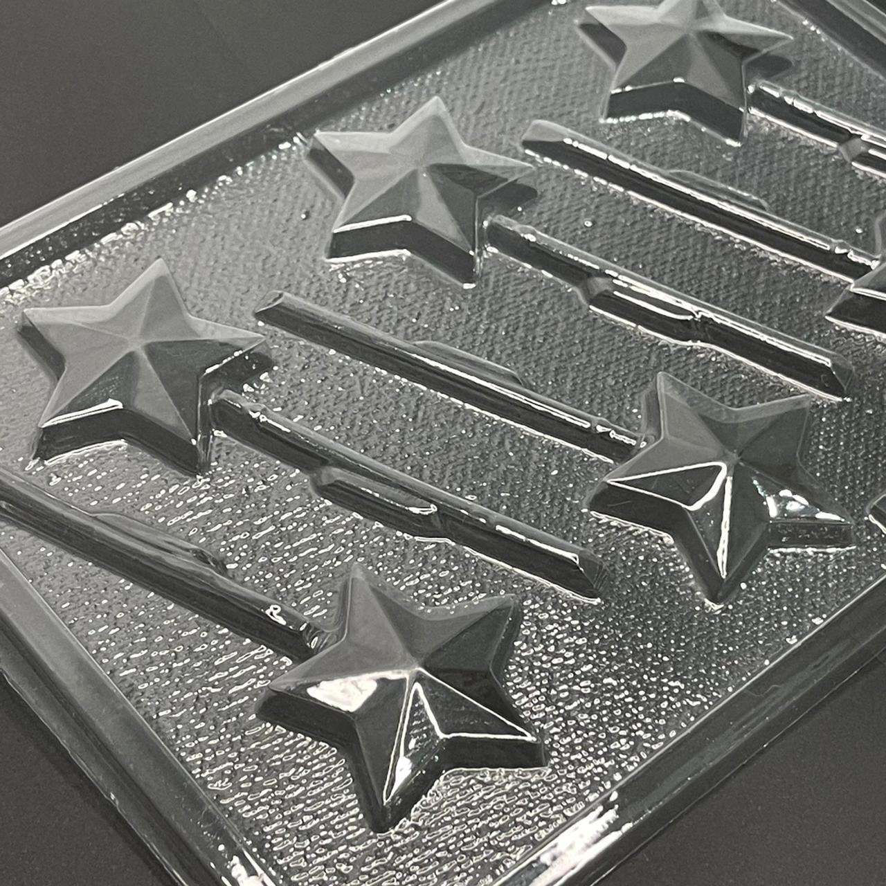 Molde de Acetato Estrellas x6cav