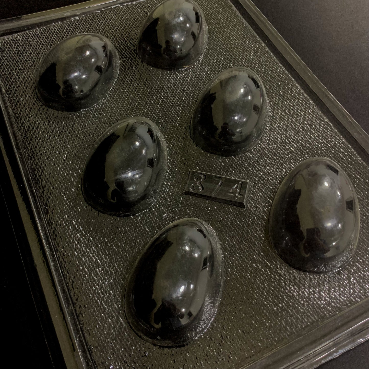 Molde de Acetato Huevo x6cav