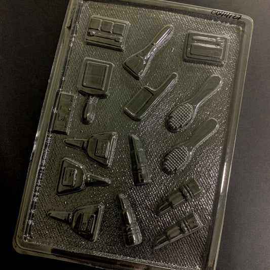 Molde de Acetato Set de Cosméticos