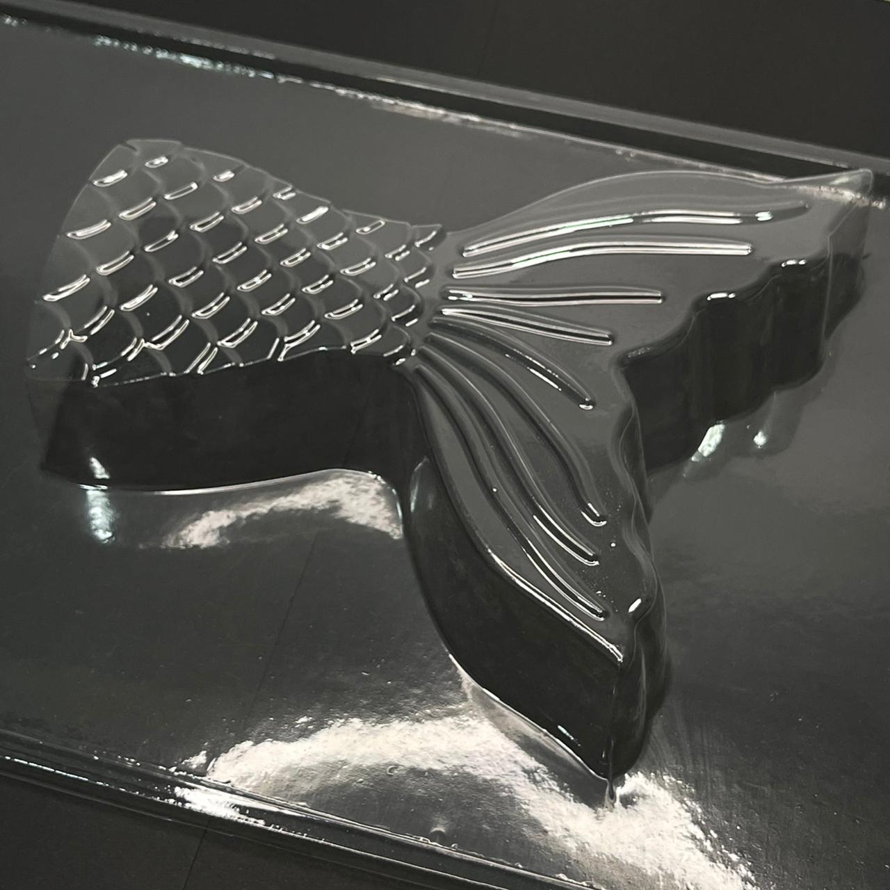 Molde de Acetato Cola de Sirena Grande