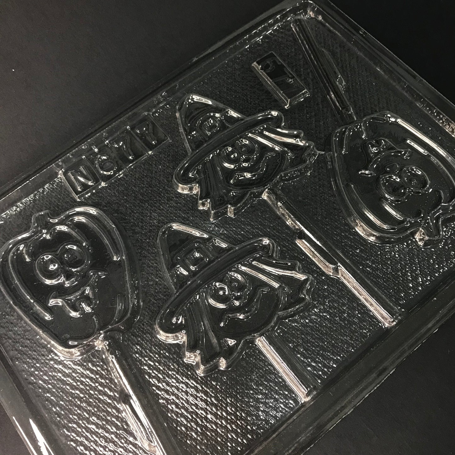 Molde de Acetato Calabaza con Bruja