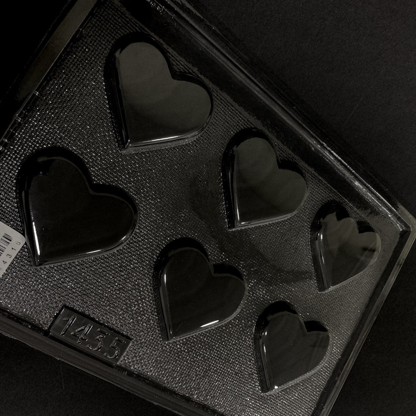 Molde de Acetato Corazón Plano