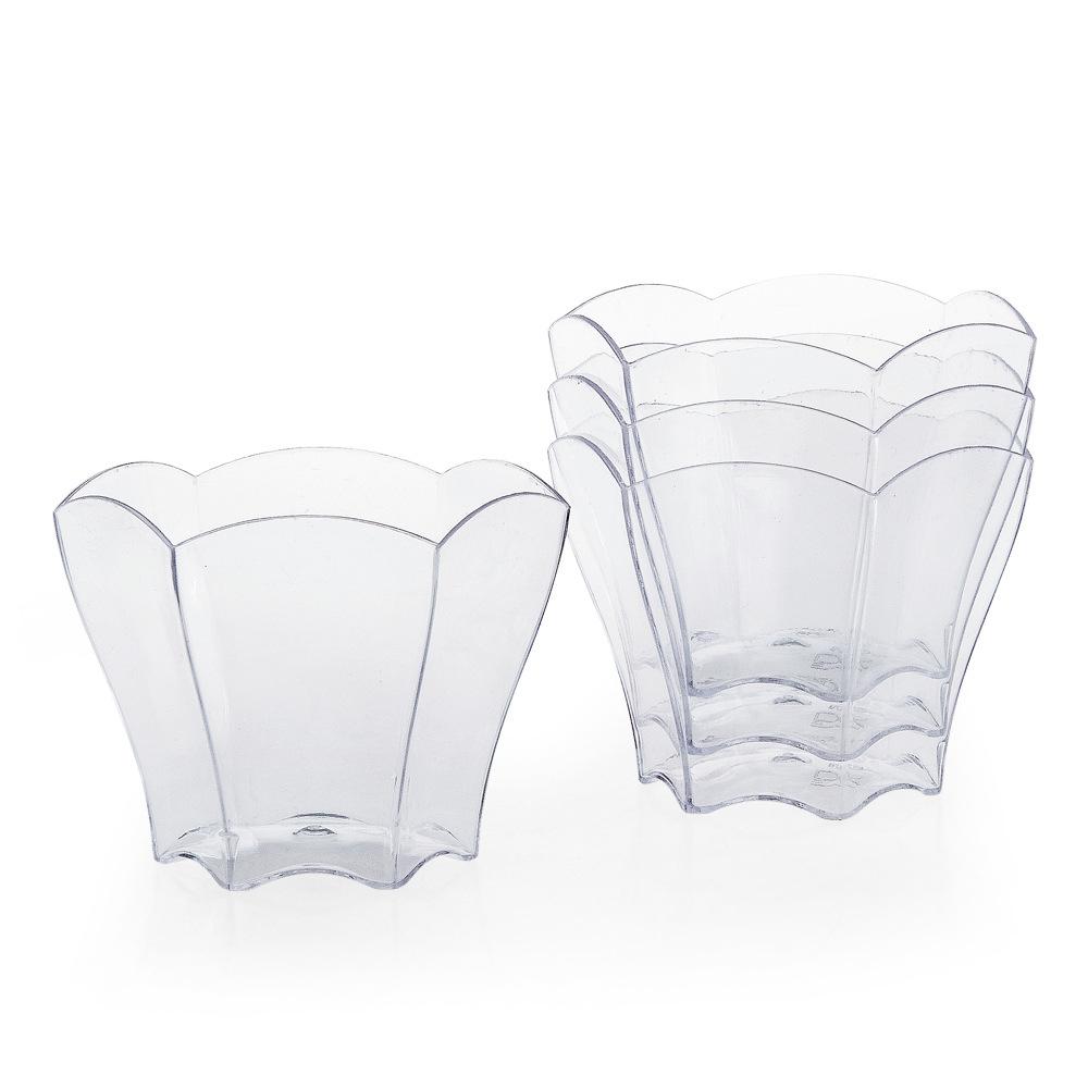 Copa Hexagonal Transparente x24und