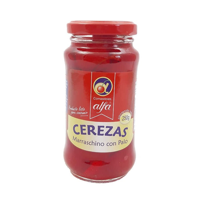 Cerezas Con Tallo Alfa X250Gr