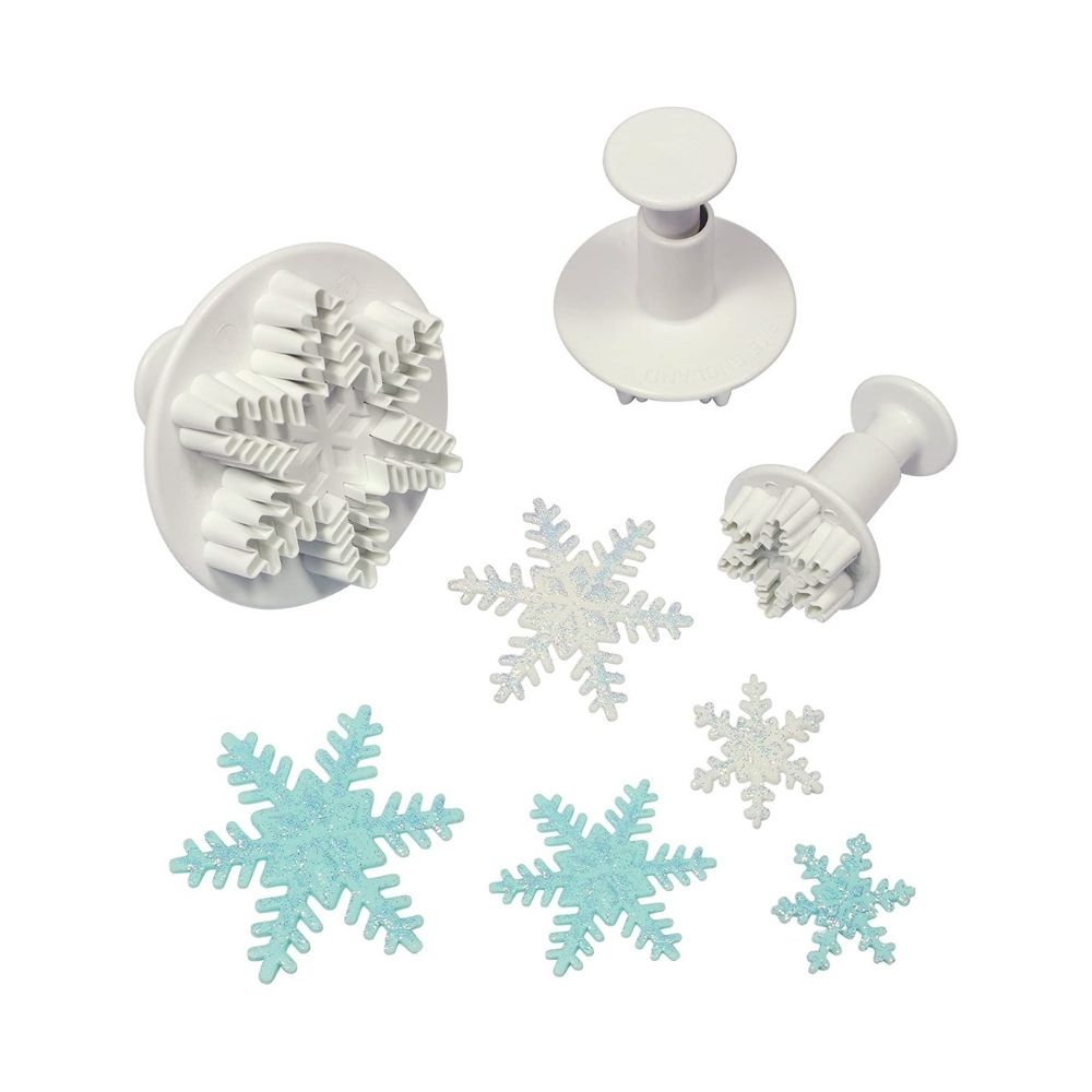 Cortadores Push Copo de Nieve x3und