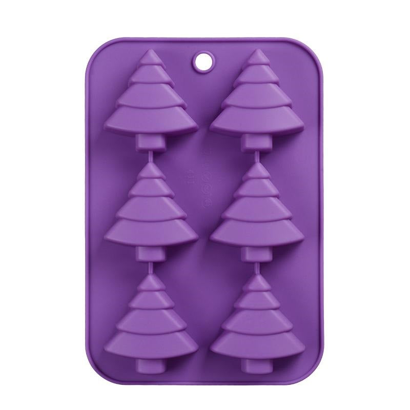 Molde Silicona Árbol de Navidad x6cav