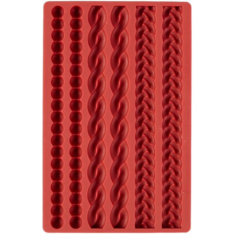 Molde Silicona Cuerdas y Perlas