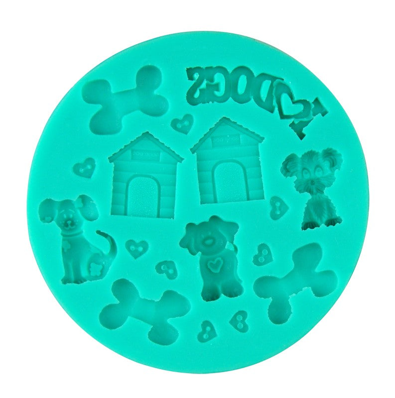 Molde Silicona I Love Dogs