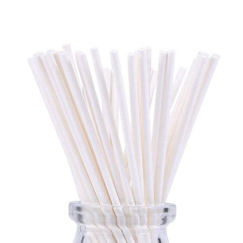 Palito Bombón Blanco 15cm x50und