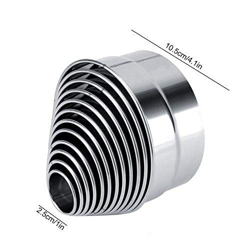 Cortador Metálico Redondo 5cm x12und