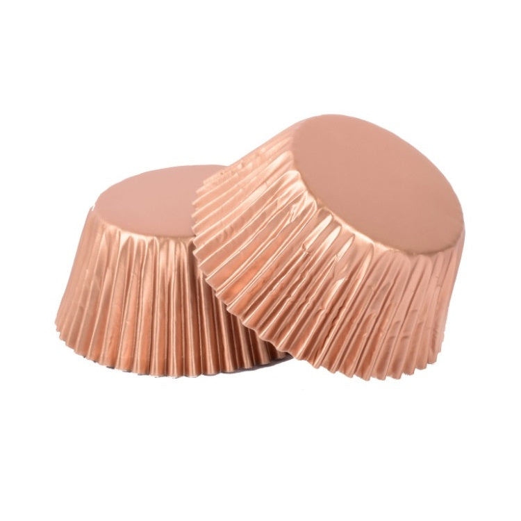 Capacillo Metálico Oro Rosa #5 x50und