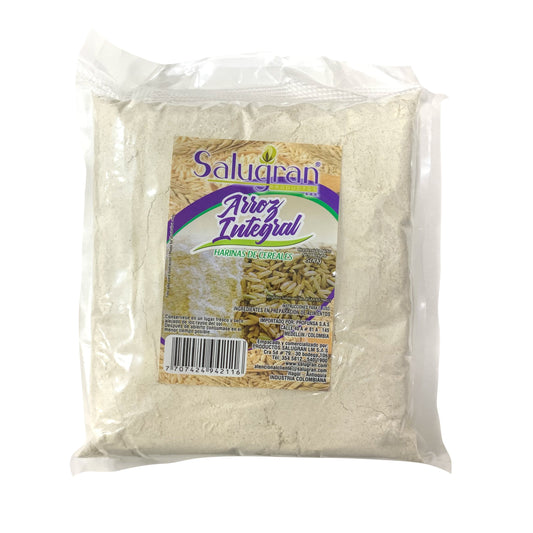 Harina de Arroz Integral Salugran x500gr