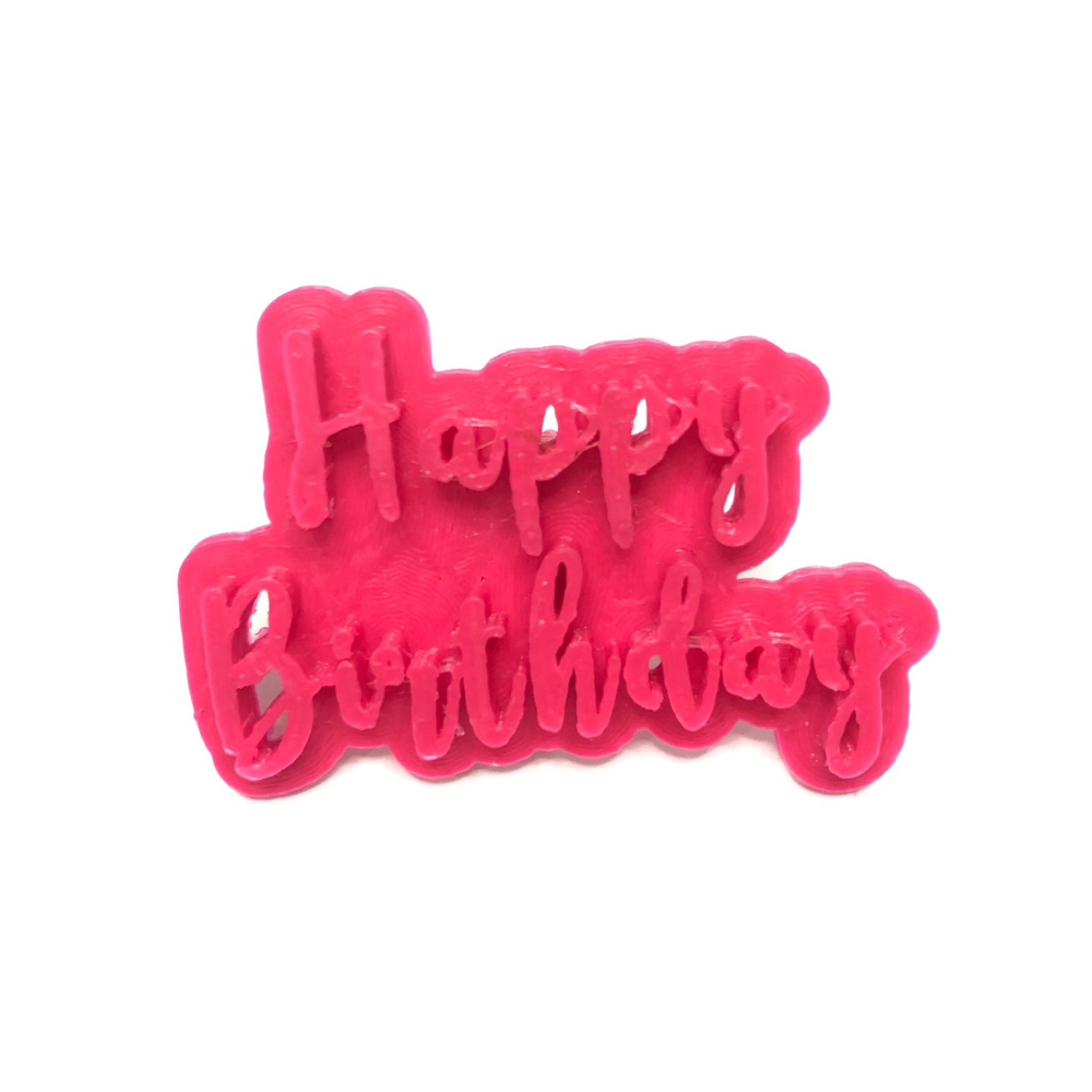 Sello Plástico Happy Birthday