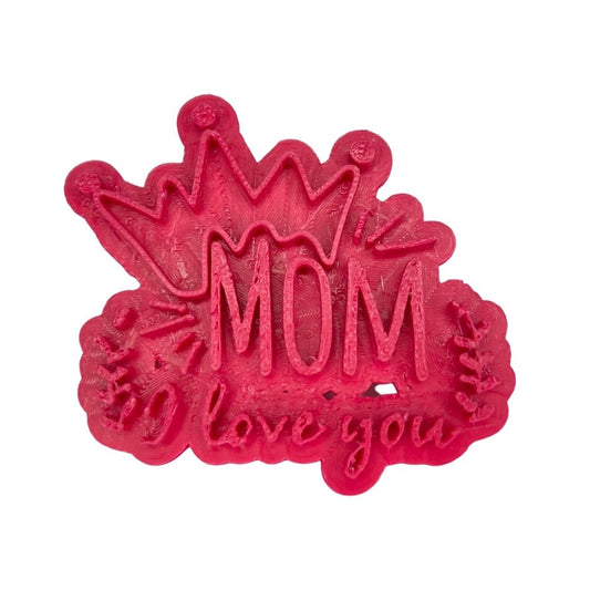 Sello Plástico Mom I Love You