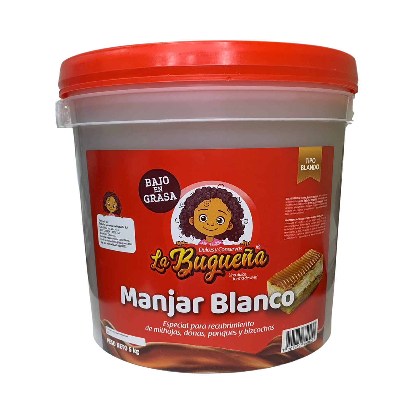 Dulce De Leche La Bugueña Tipo Blando X5Kg