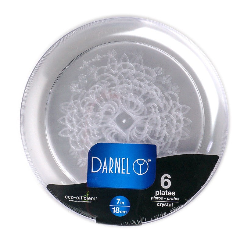 Plato Cristal 18cm x6und