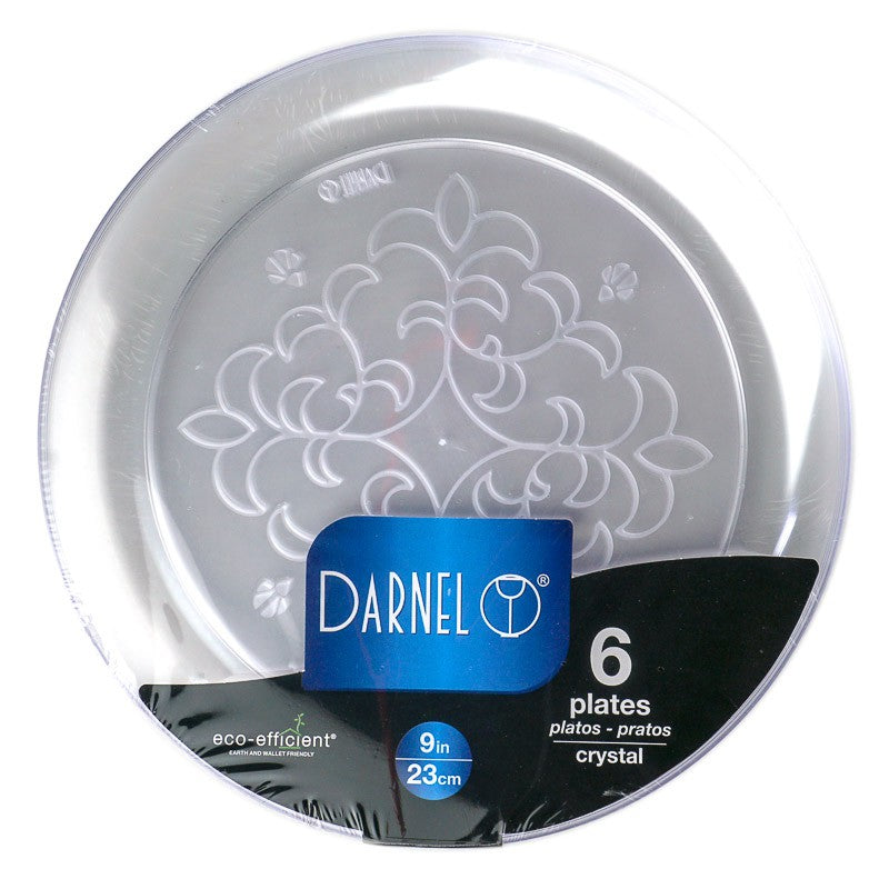 Plato Cristal 23cm x6und