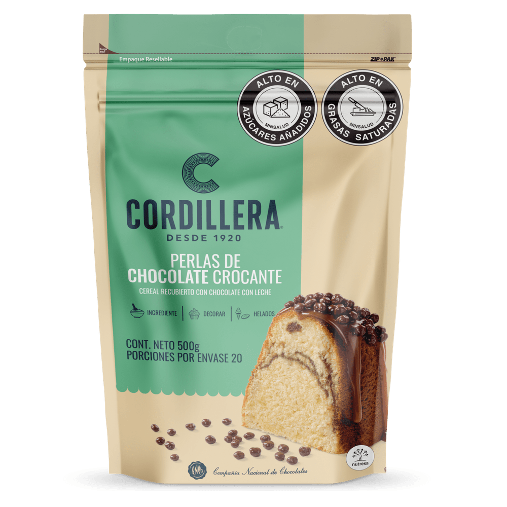 Perlas de Chocolate Cordillera x500gr