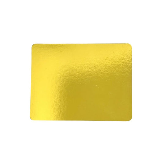 Blonda Rectangular Dorada 12onz (20x12cm)