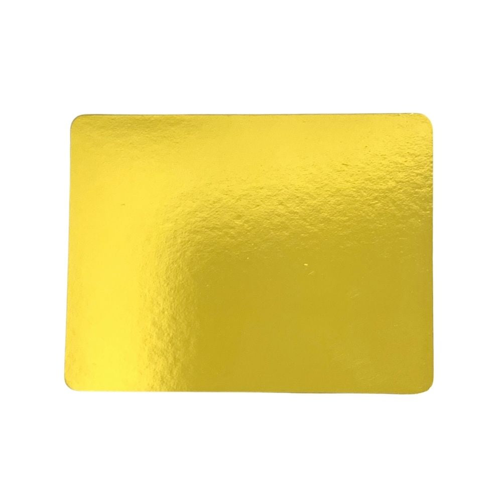 Blonda Rectangular Dorada 1Lb (28x20cm)