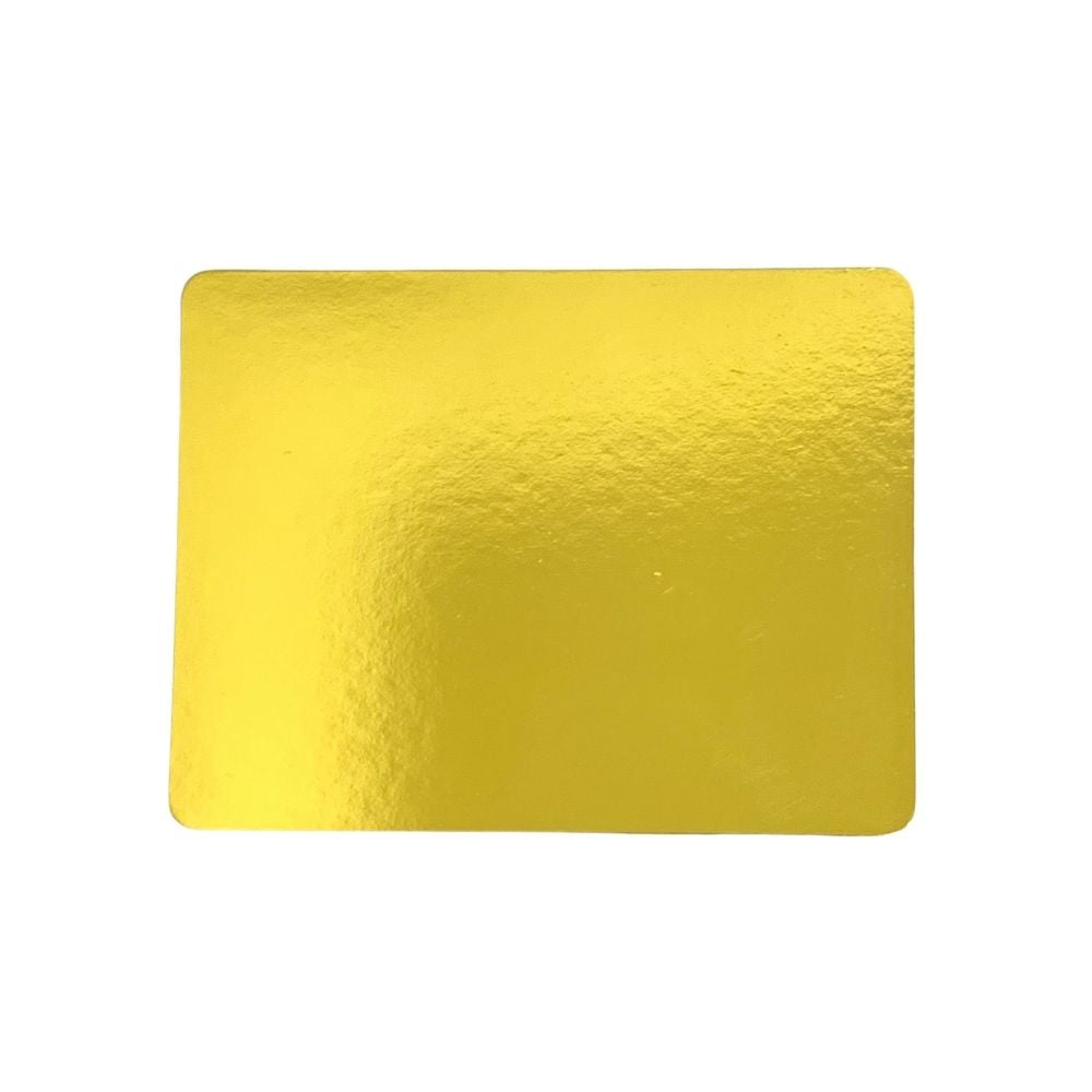 Blonda Rectangular Dorada 1/2Lb (24x16cm)