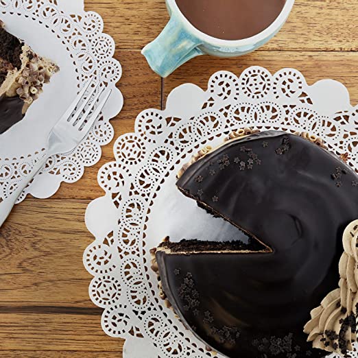 Servilleta Calada Redonda Blanca