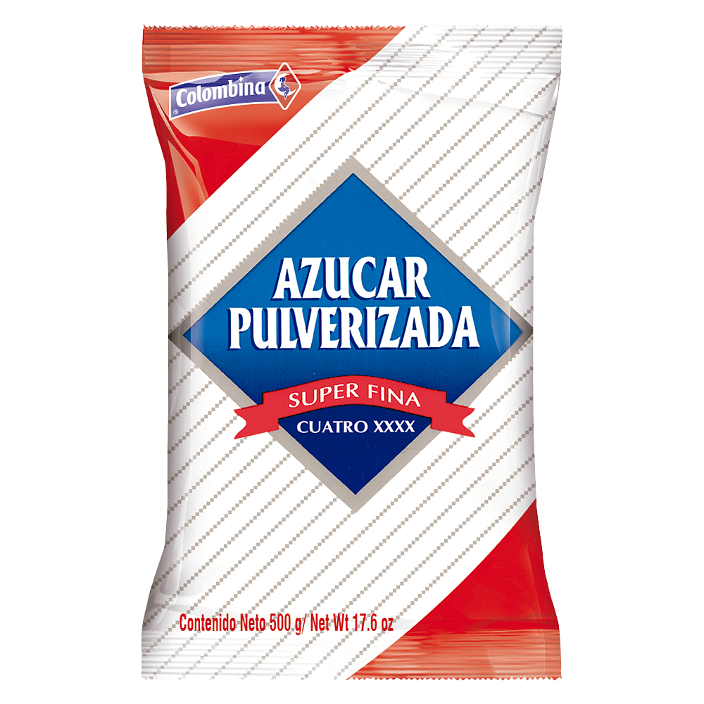 Azúcar Pulverizada Cuatro XXXX Colombina x500gr