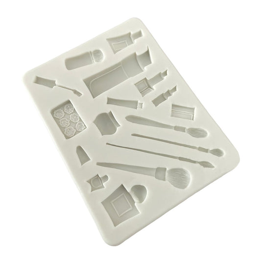 Molde Silicona Maquillaje x17cav