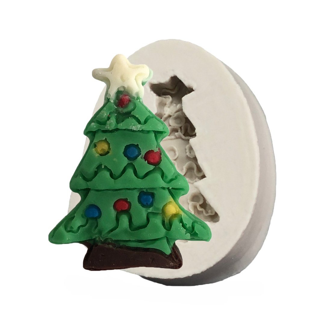 Molde Silicona Árbol de Navidad Mini