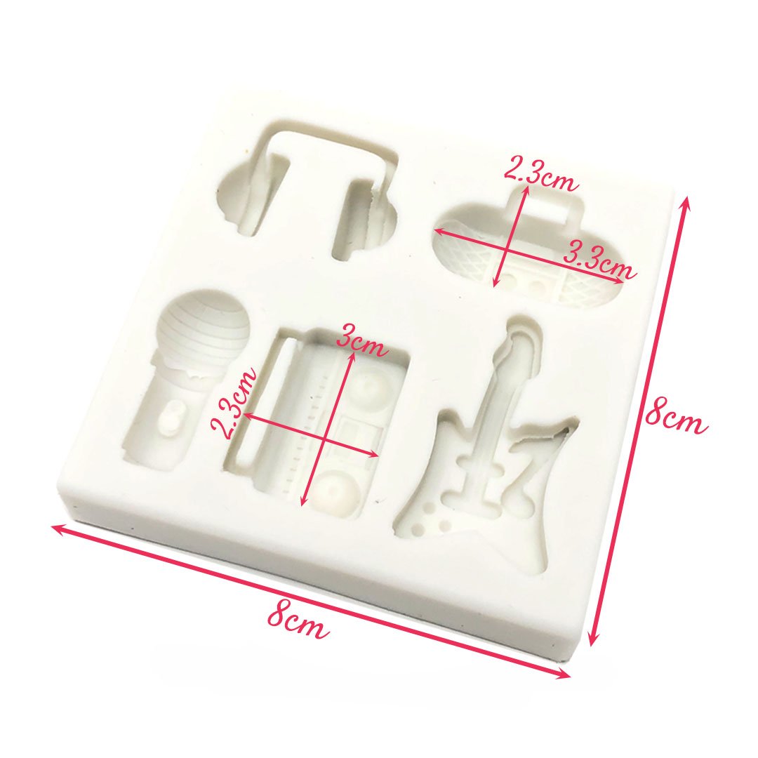 Molde Silicona Amantes de la Música