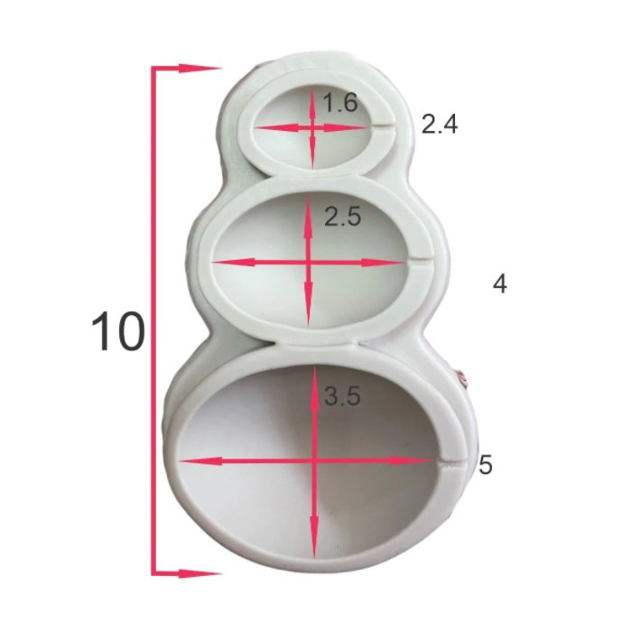 Molde Silicona Huevos de Pascua Lisos x3cav