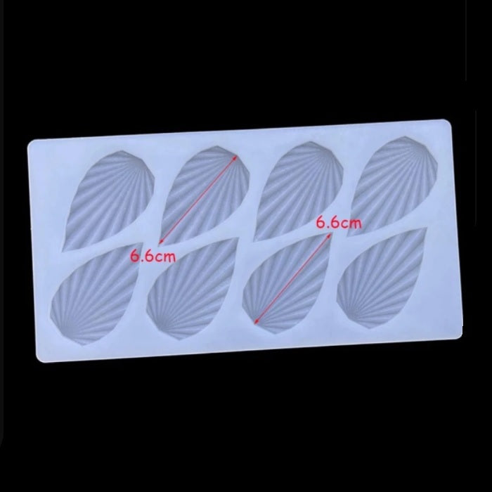 Molde Silicona Tapete Hoja Boho x8cav