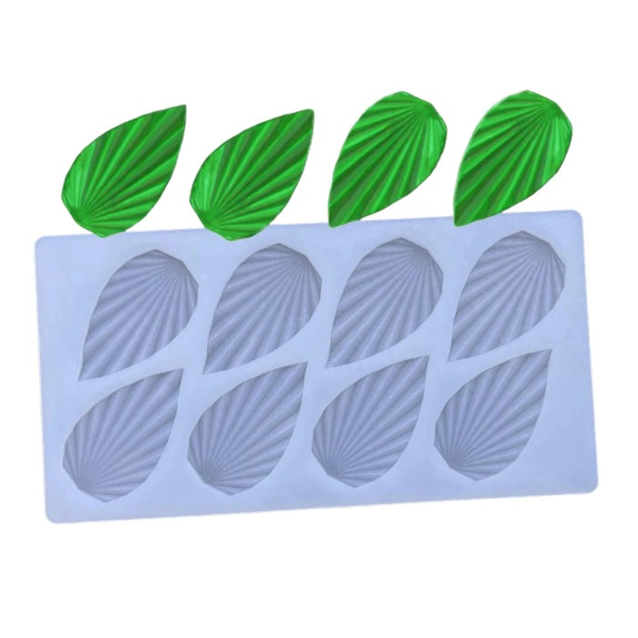 Molde Silicona Tapete Hoja Boho x8cav