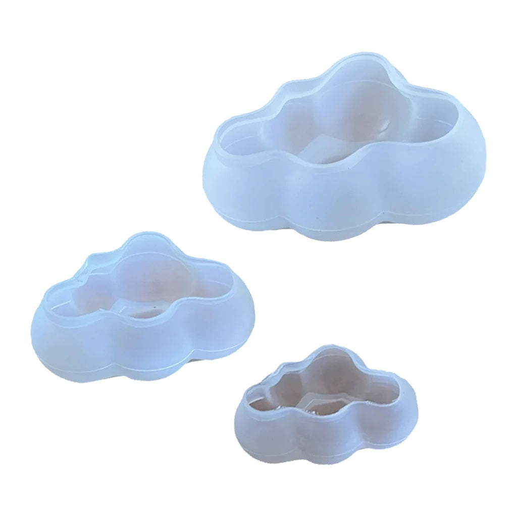 Molde Silicona Nubes x3und