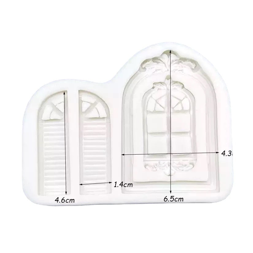 Molde Silicona Ventanas Encanto x2cav