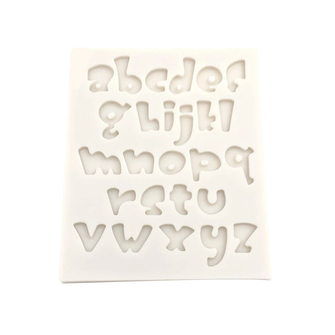 Molde Silicona Alfabeto Funky