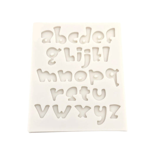 Molde Silicona Alfabeto Funky