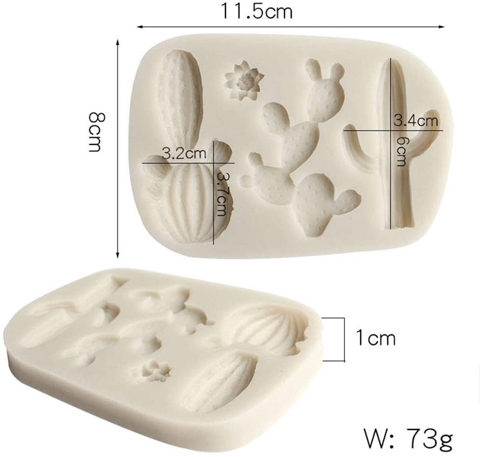 Molde Silicona Cactus x5cav