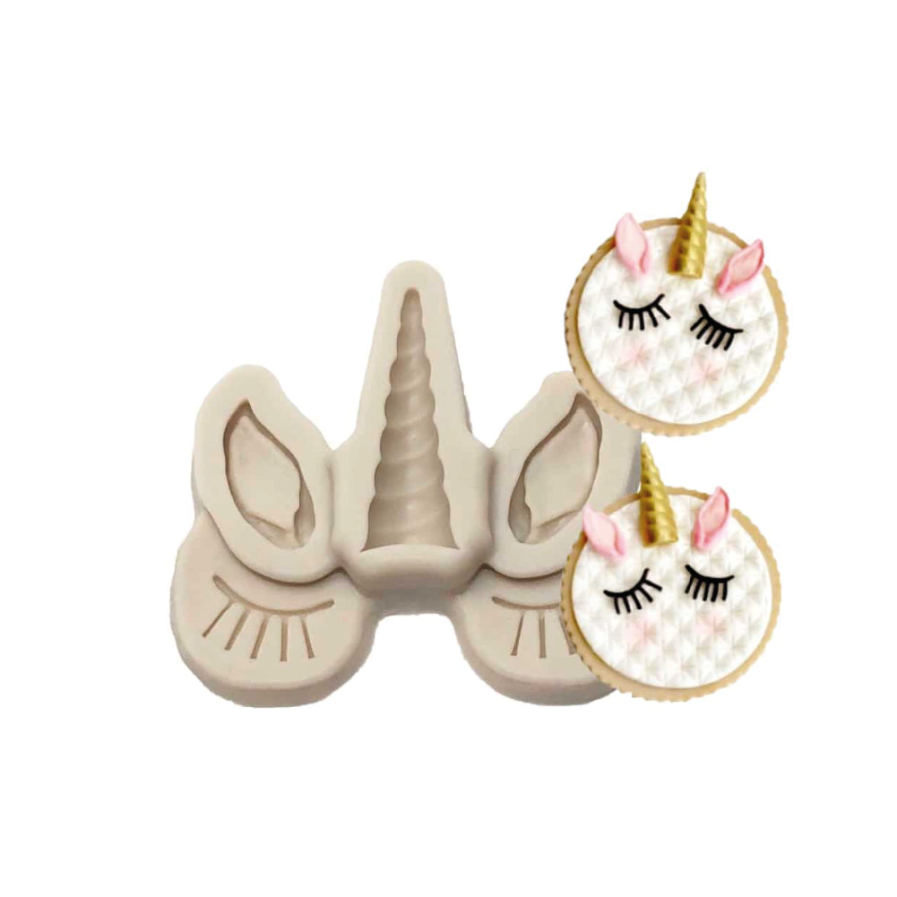 Molde Silicona Unicornio Mini