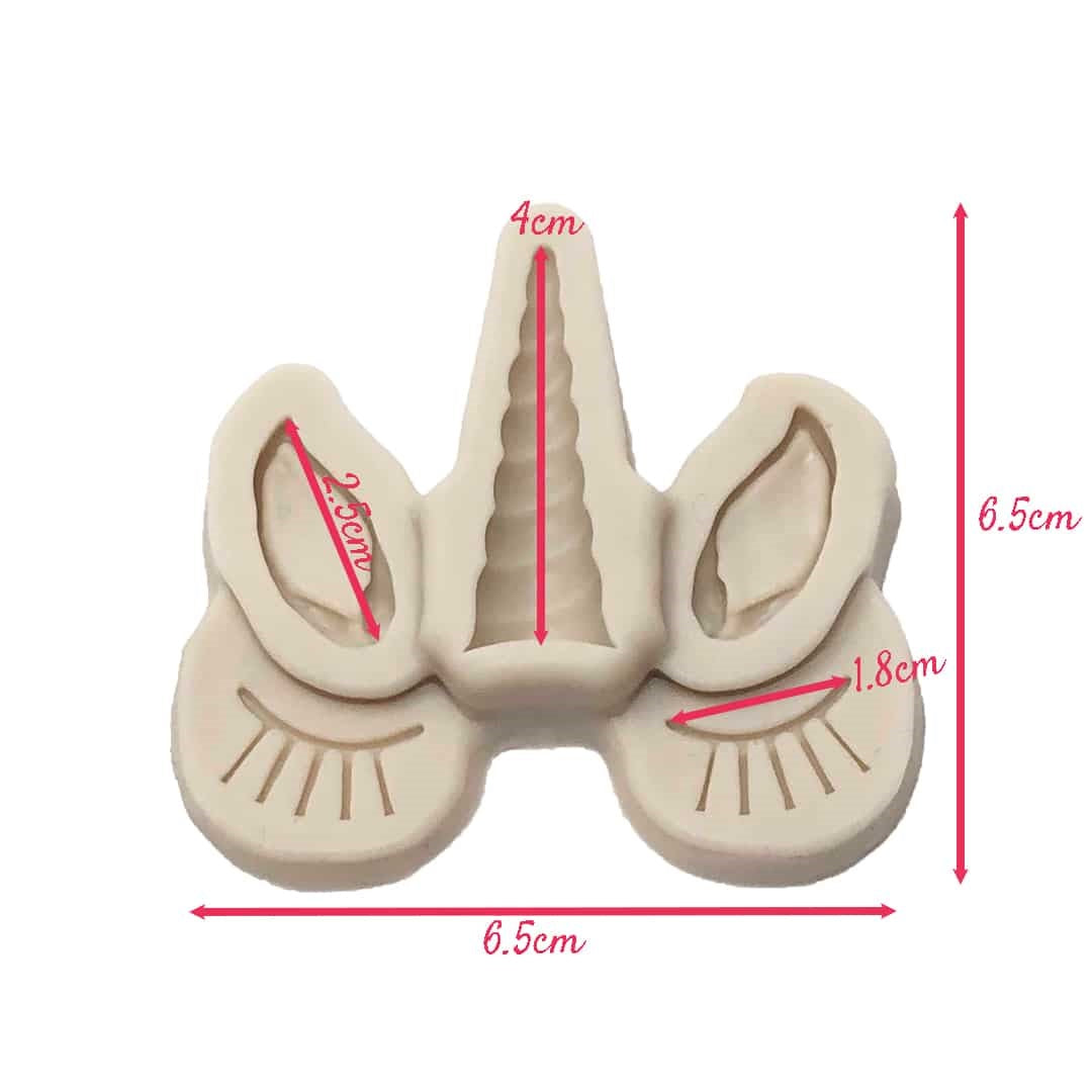 Molde Silicona Unicornio Mini