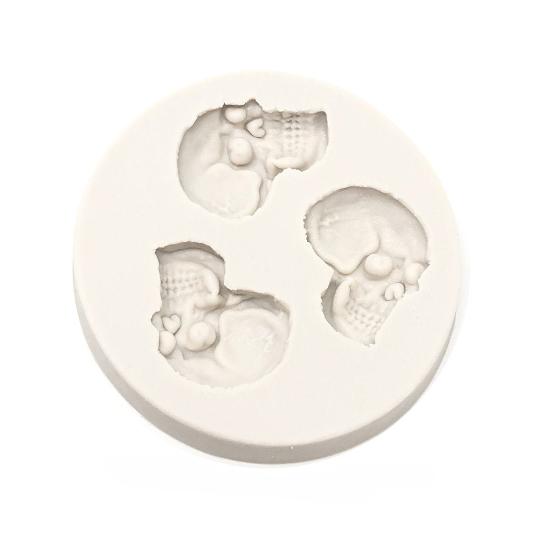 Molde Silicona Calaveras x3cav