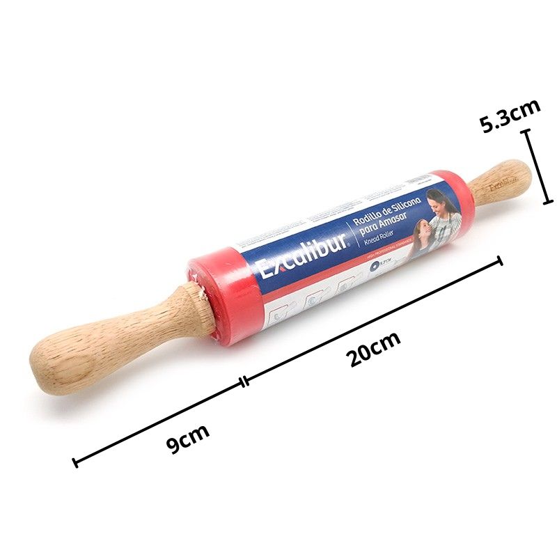 Rodillo Silicona 20cm Excalibur