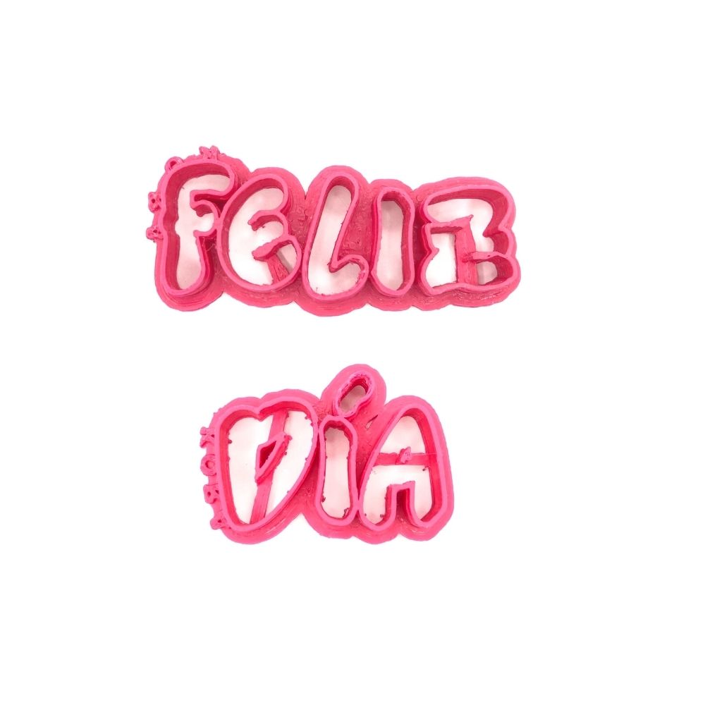 Cortador Plástico Feliz Día Timoteo