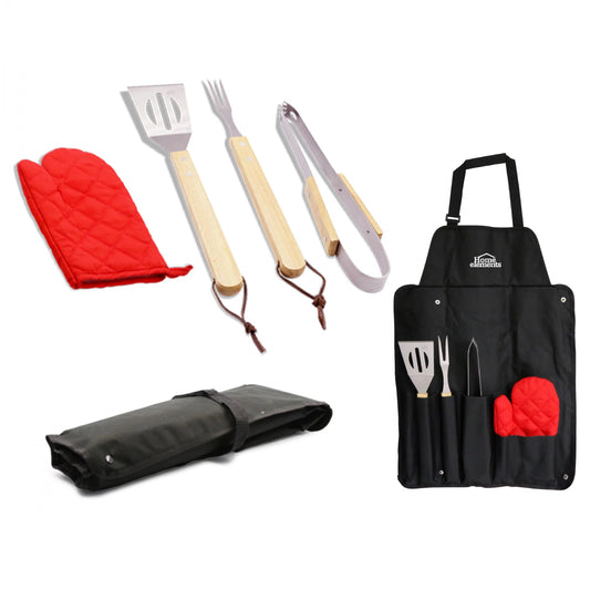 Set Accesorios BBQ x5 Piezas Home Elements