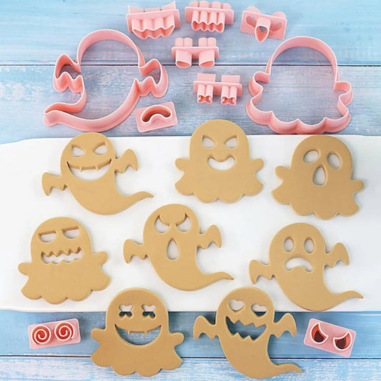 Set Cortadores Plásticos Fantasmas